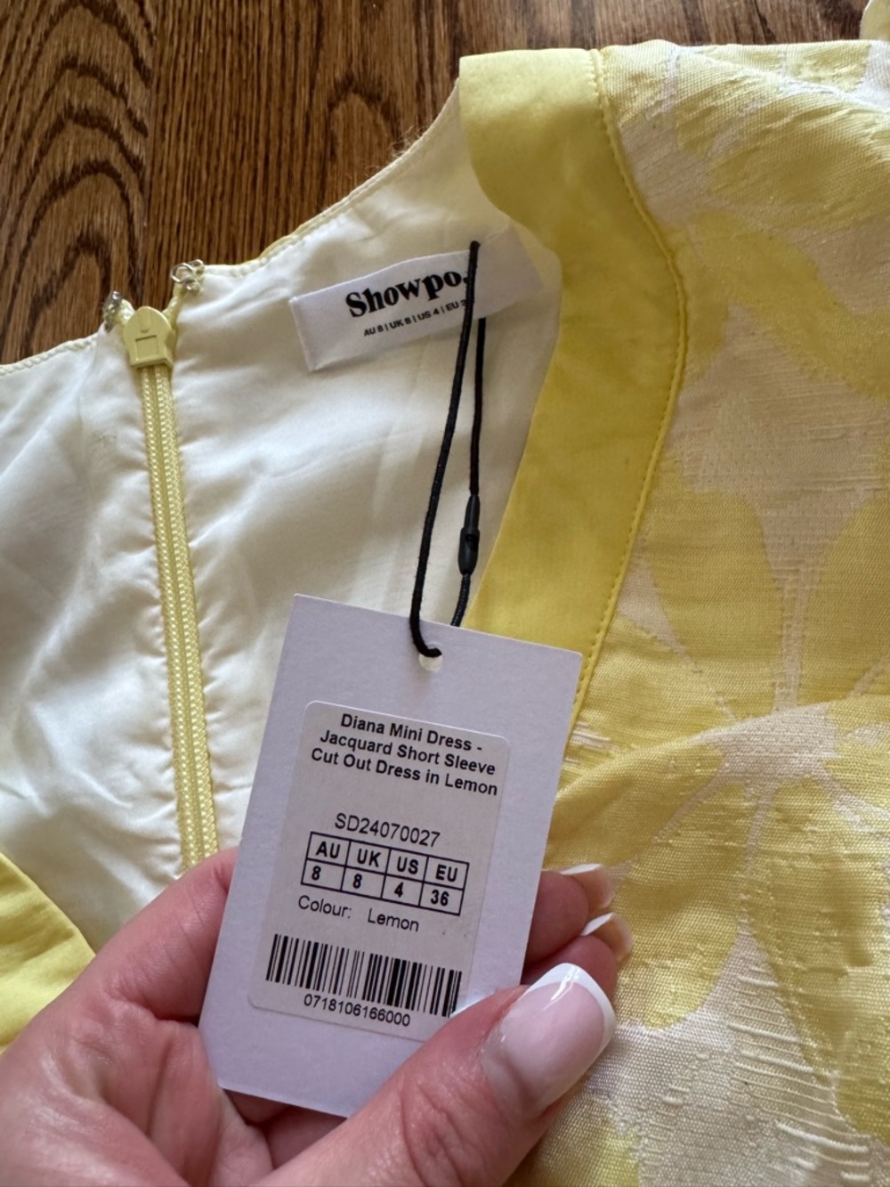 Showpo Yellow Floral Mini Dress - Picture 4 of 5